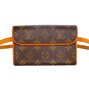 AUTHENTIC LOUIS VUITTON FLORENTINE POCHETTE WAIST BAG